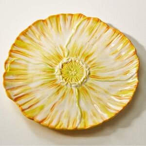 Anthropologie lilypad side plates yellow